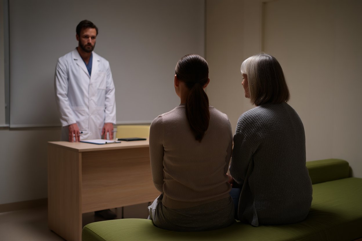 Врач проводит консультацию